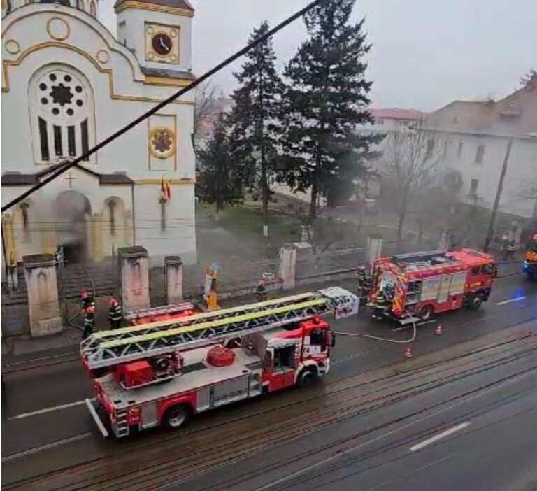 Biserica SF Ilie Timisoara incendiu